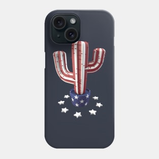 Cactus 4th of July Independence Day Shirt Women Men Kids Phone Case