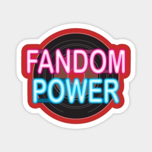 Fandom Power (50s  Throwback) Magnet