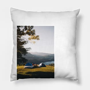 Camping Images Pillow