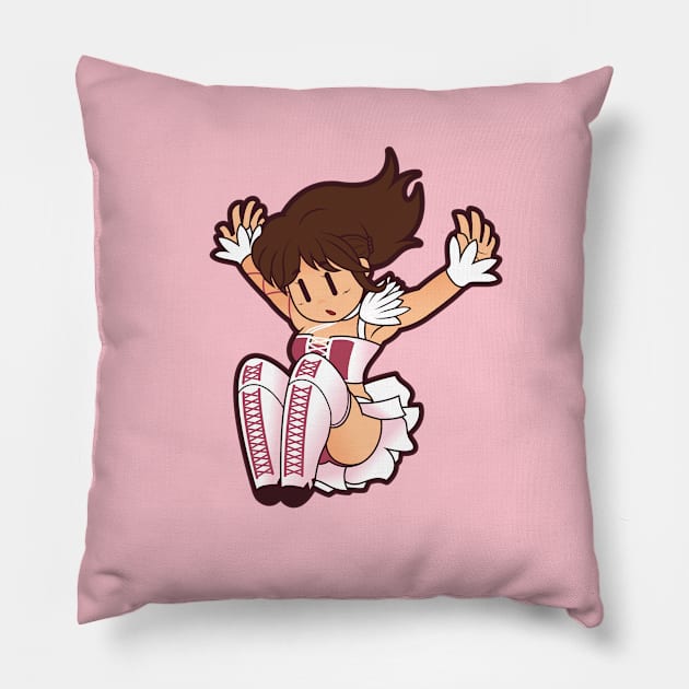 Diving Double Foot Stomp Princess Pillow by TheDinoChamp