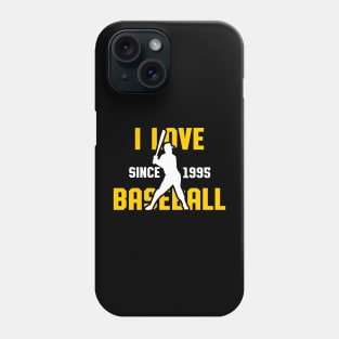 I Love Baseball Since 1995 Phone Case