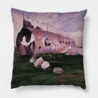 Airplane ruins Pillow