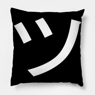 ツ Tsu Japan Kanji Symbol Smile Face Pillow