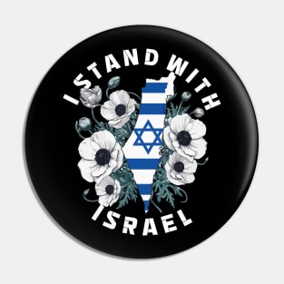 I stand for israel 2023 Pin