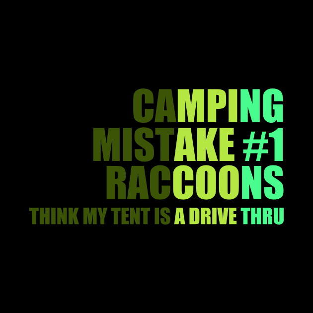 Camping rules cute cool fun by Bookshelfsells 