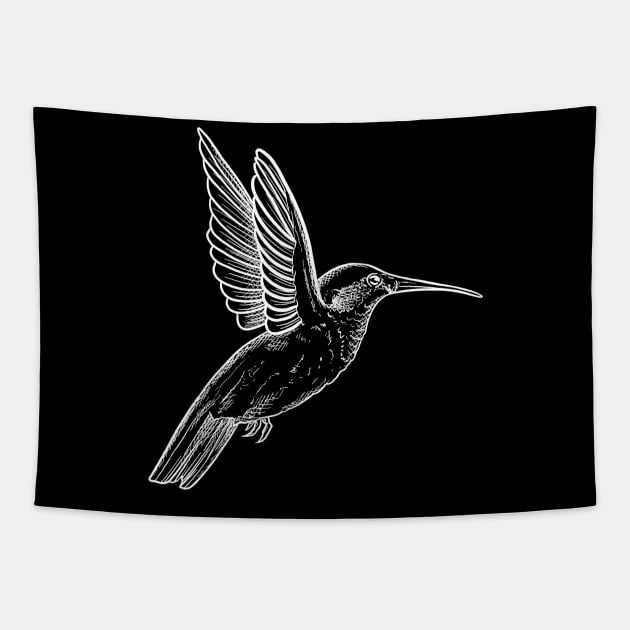 Hummingbird Tapestry by GnauArt