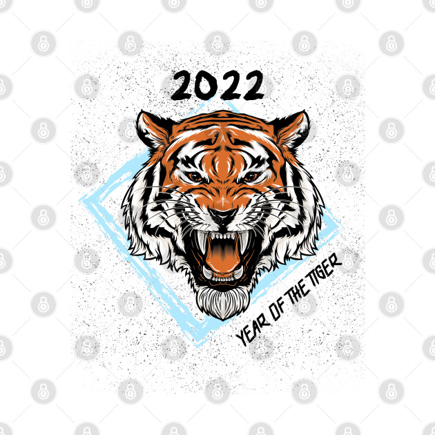 2022 Year of The Tiger - black - 2022 - Phone Case