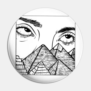 $B Pyramids Pin