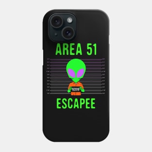 Area 51 Escapee Funny Alien Halloween Costume Phone Case