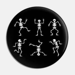 Dancing Skeletons Pin