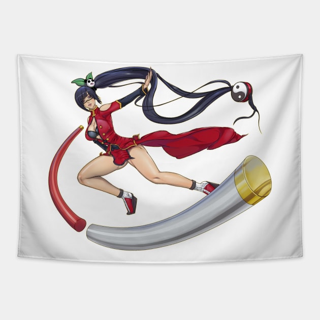 Litchi Faye Ling Tapestry by RFillustrations