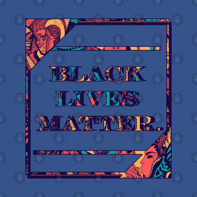 Discover Retro Triad Black Lives Matter Period - Black Lives Matter - T-Shirt
