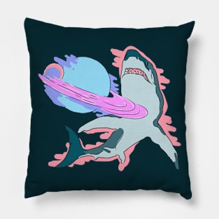 Space Shark v1 Pillow