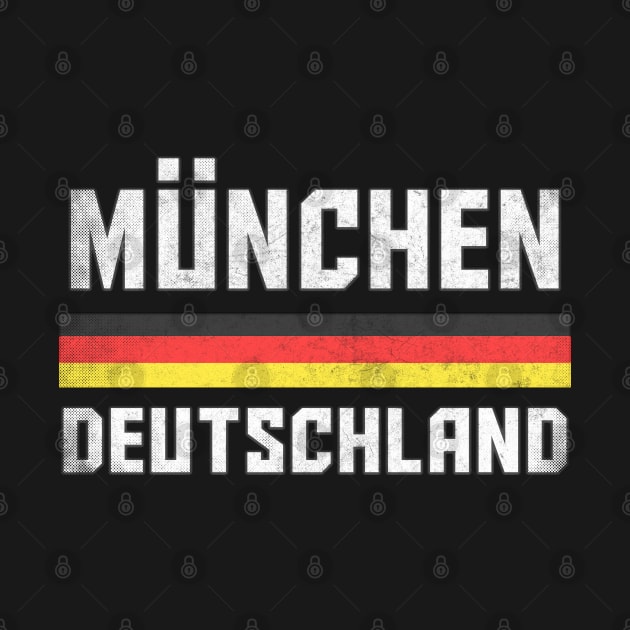 Munich / Germany Faded Style Region Design by DankFutura