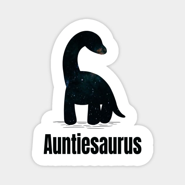AuntieSaurus, Funny Cute Aunt Dinosaur, Auntie Saurus, Aunt Gift, Birth Announcement Party Magnet by NooHringShop