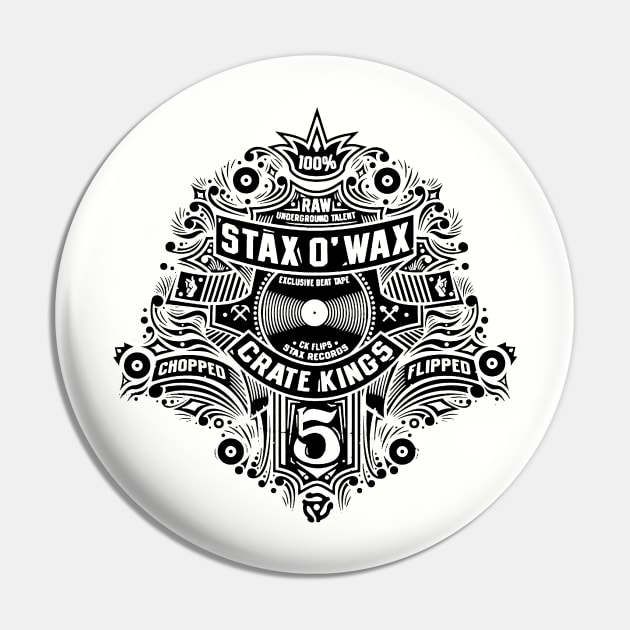 Stax O' Wax Pin by MindsparkCreative