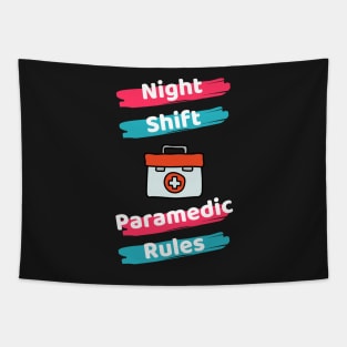 Night Shift Paramedic Tapestry