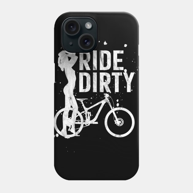 mountain bike mtb men gift cycling downhill bicycle Phone Case by TheOutdoorPeople