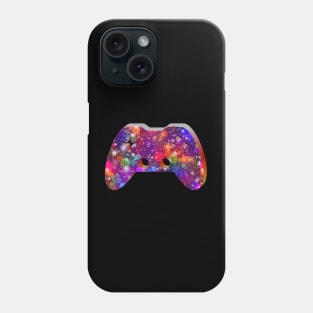 Christmas Lights - Gaming Gamer Abstract - Gamepad Controller - Video Game Lover - Graphic Background Phone Case