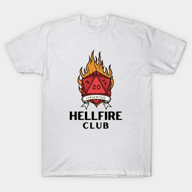 Stranger Things - Hellfire Club Organic T-Shirt - Shirtstore