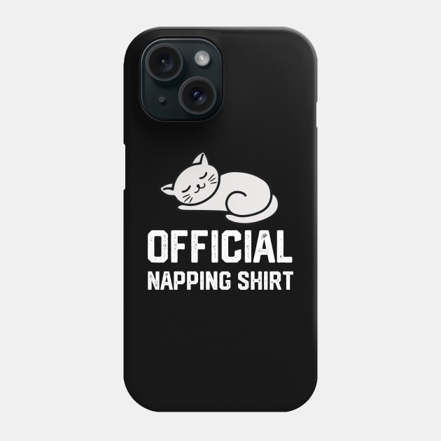 official napping shirt Phone Case by spantshirt