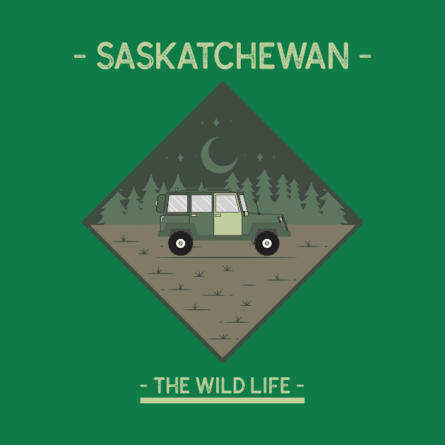 The Wild Side of Sasaktchewan, Canada by Canada Tees