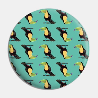 Parrots pattern Pin