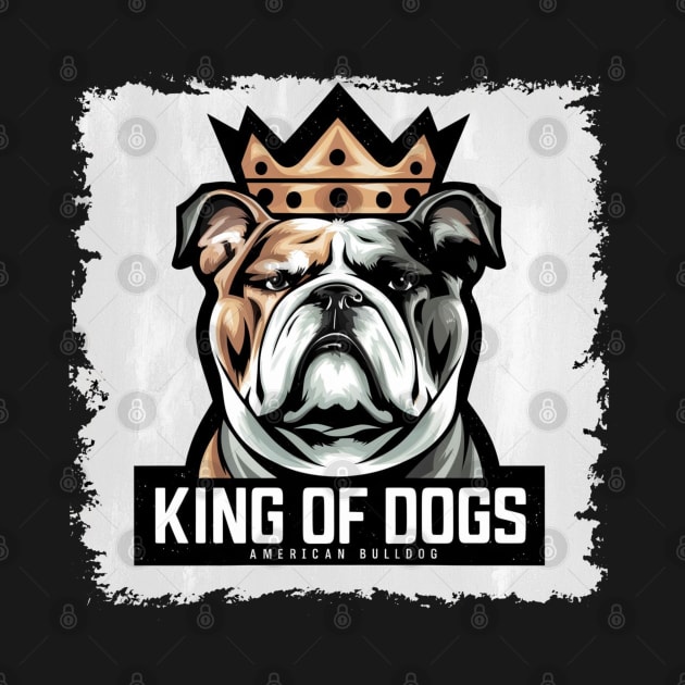 American Bulldog, The King Of Dogs by Hunter_c4 "Click here to uncover more designs"