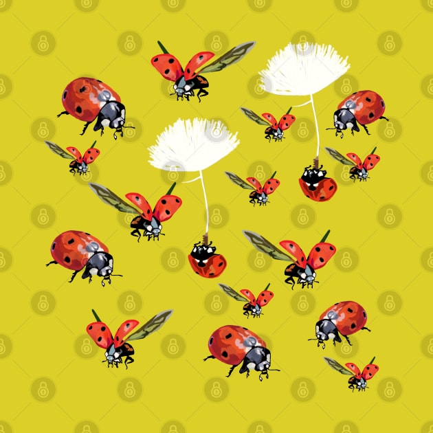 Ladybugs Flight by Manitarka