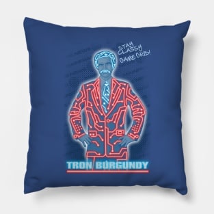 Tron Burgundy Pillow