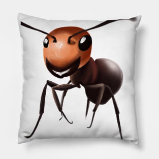 Cute Ant Drawing Pillow