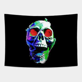 Screaming Skull Tapestry