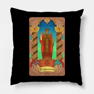 Hierophant Tarot Card Pillow