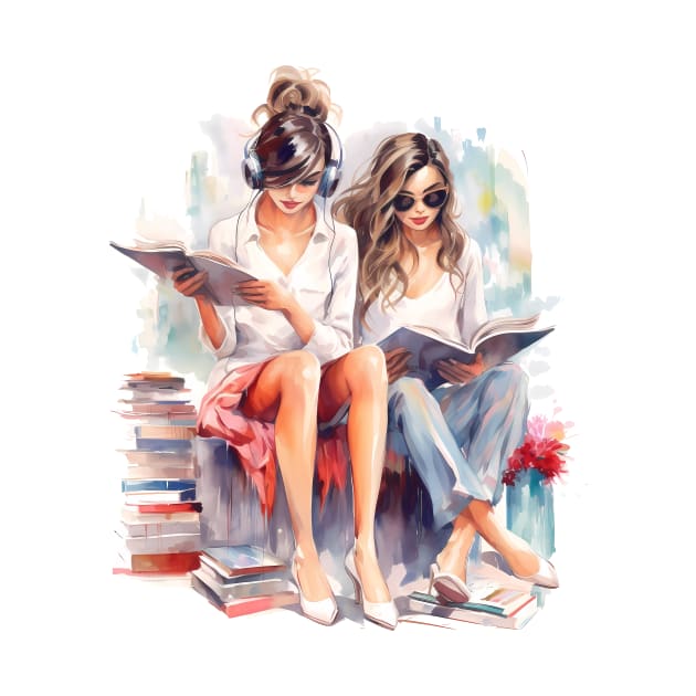 Hot Girls Read Fantasy by Acid_rain