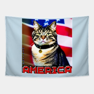 Cat America Tapestry