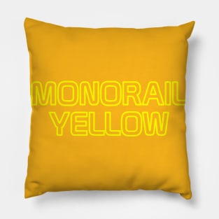 Monorail Yellow Pillow