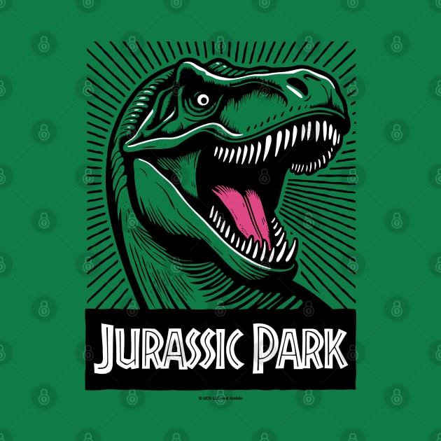 Jurassic Park Rexy Roar Pop Art by avperth