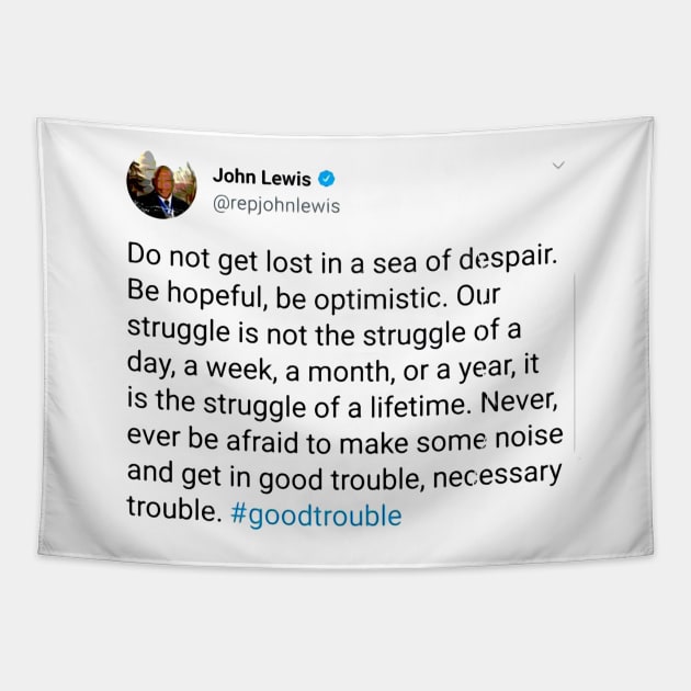 good trouble timeline - john lewis Tapestry by iceiceroom