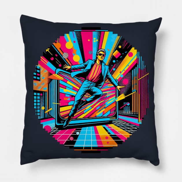 Stay On These 80s Pillow by Impressionado