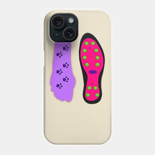 slippers and feet Phone Case