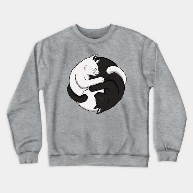 yin yang cat sweater