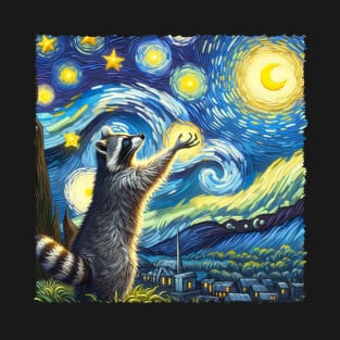 UFO Raccoon Fantasia Elevate Your Wardrobe with Cosmic Whimsy T-Shirt