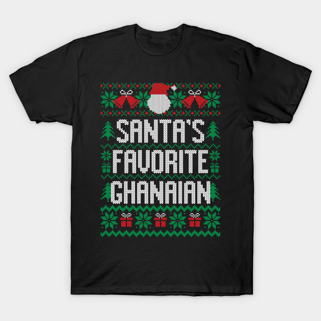 Santa's Favorite Ghanaian - Ghanaian - T-Shirt