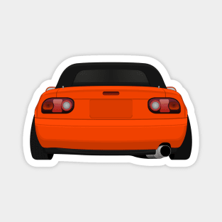 Miata rear Orange Magnet