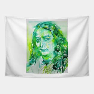 PARAMAHANSA YOGANANDA - watercolor portrait .4 Tapestry