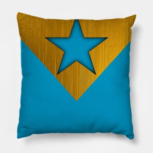 BOOSTER GOLD LOGO (STAR COLOR MATCHES TEESHIRT) Pillow