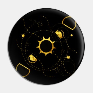 Solar Eclipse Pin