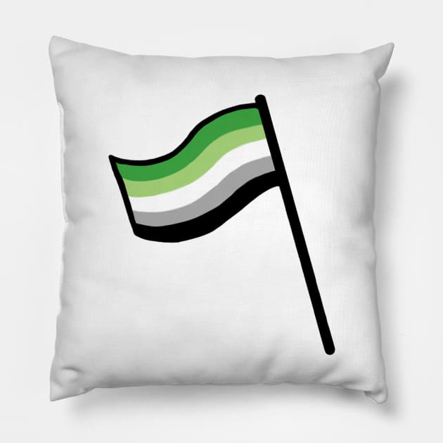 Aro Flag Pillow by Momo_Cas99