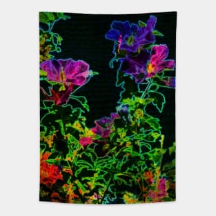 Flashy nature - Flowers Tapestry