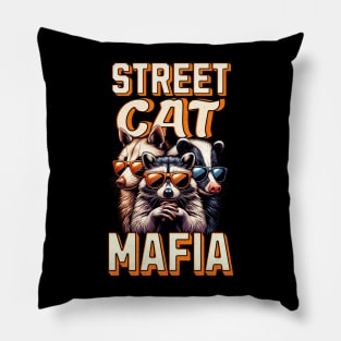 Street Cat Mafia Pillow